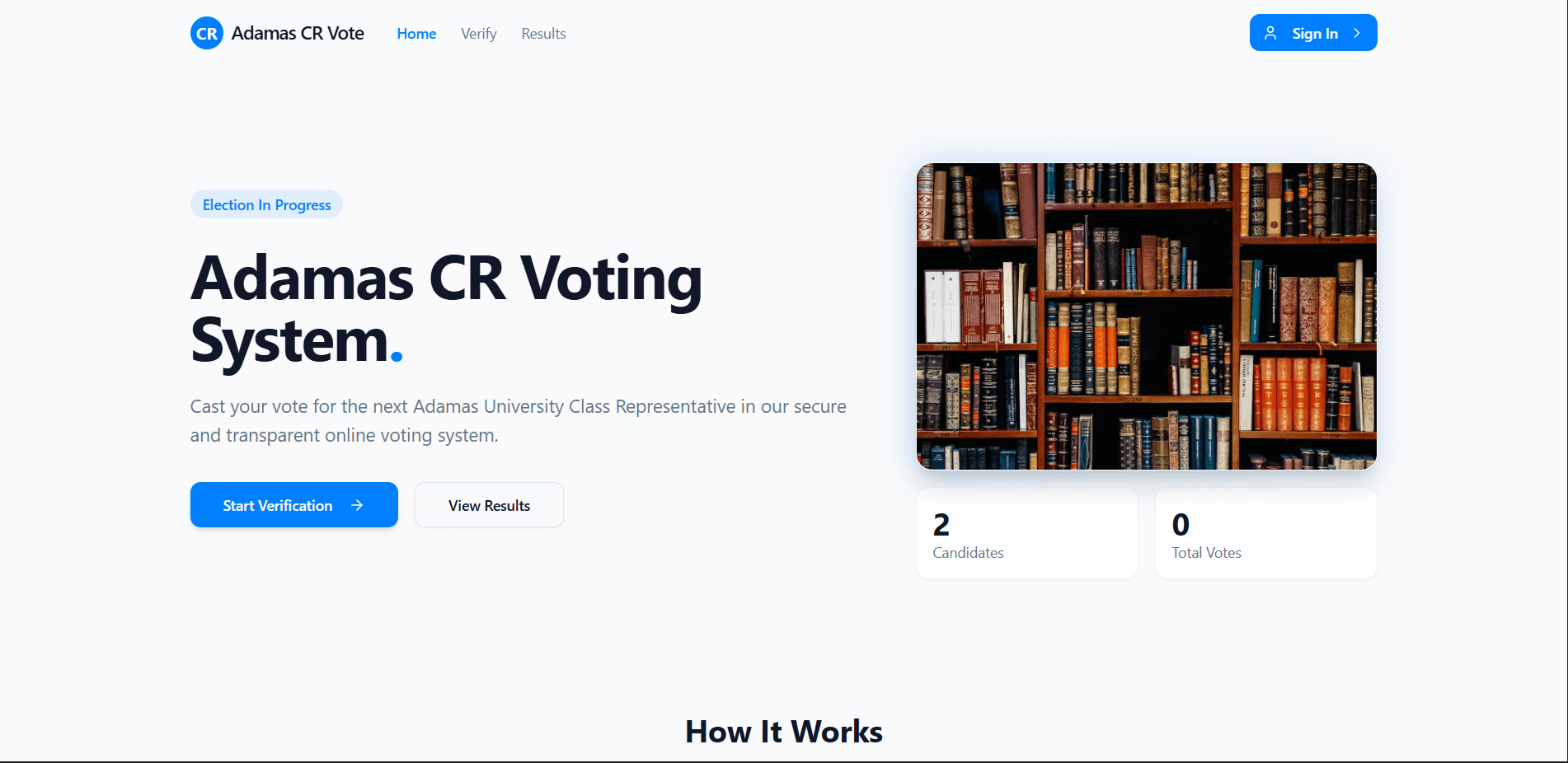 Adamas CR Voting System